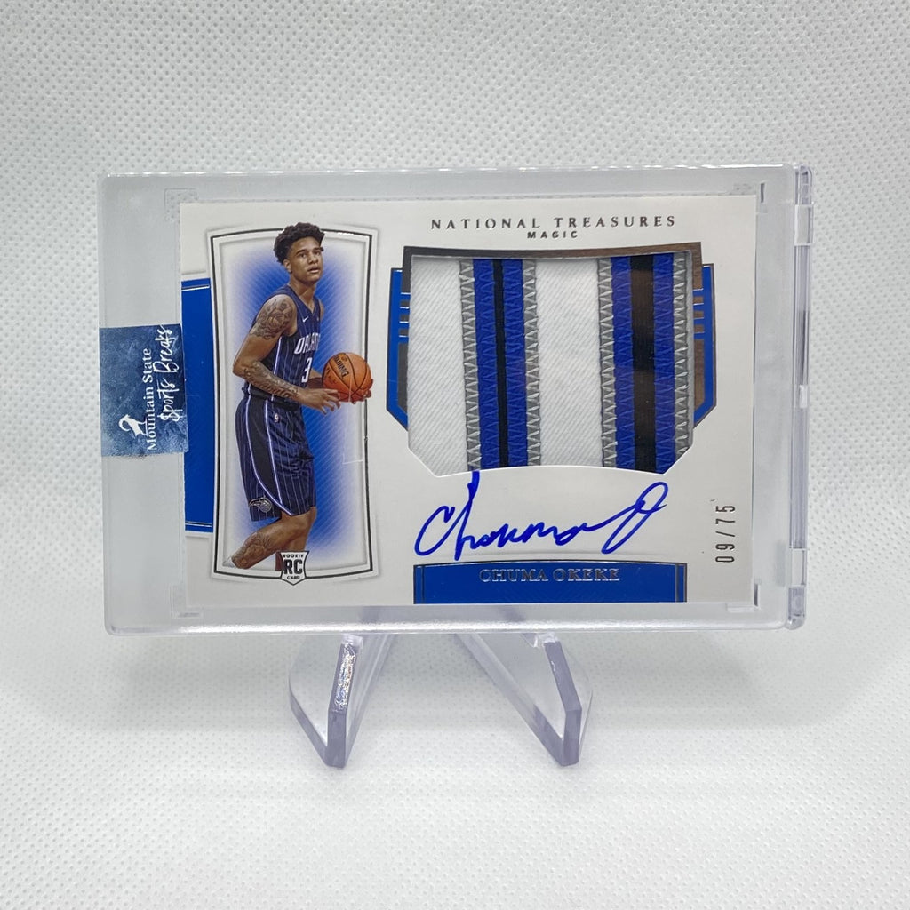 2019-20 National Treasures Chuma Okeke RPA #114 9/75