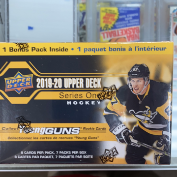2019/20 UPPER DECK SERIES 1 HOCKEY 7-PACK BLASTER BOX