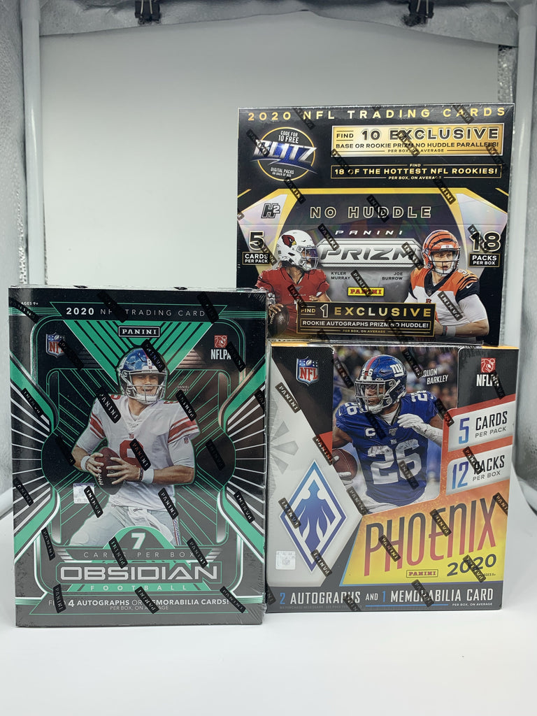 2020 NFL Hobby Mixer, Prizm No Huddle, Phoenix, & Obsidian Tiered Team #4 FILLER FOR 3 SPOTS