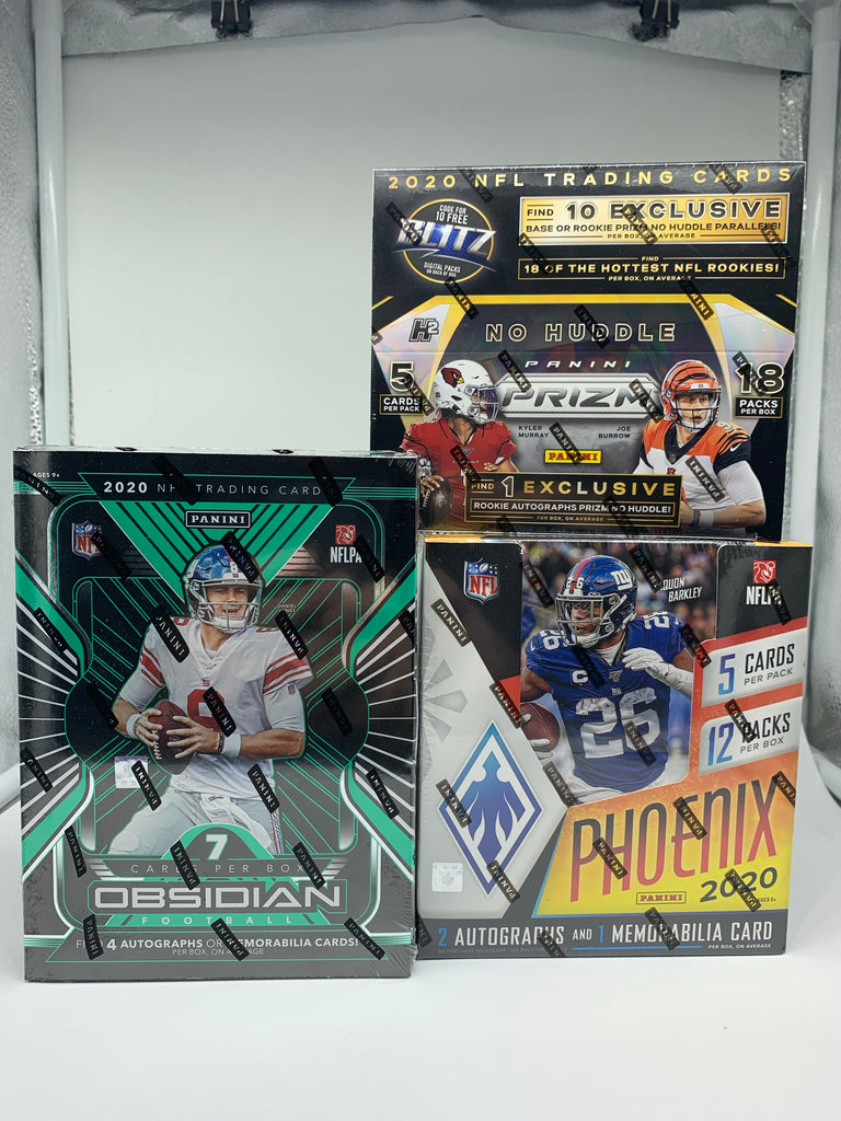 2020 NFL Hobby Mixer, Prizm No Huddle, Phoenix, & Obsidian Tiered Team #4